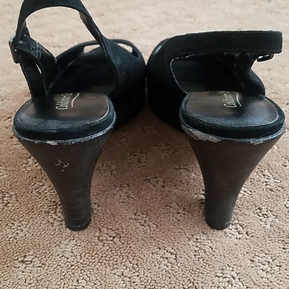 Coldwater Creek peep toe pumps - Picture 4 of 4